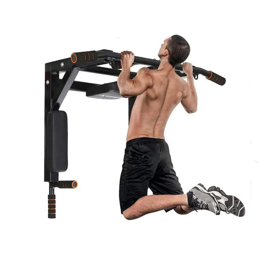 Home Gym Equipment Black Chin Up Bar Wall Mounted Pull Up Bar