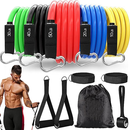 Resistance Bands For Professional Exercise Bodybuilding Slimming Fat Reducer Muscle Molding Body Shaping Massage Equipment