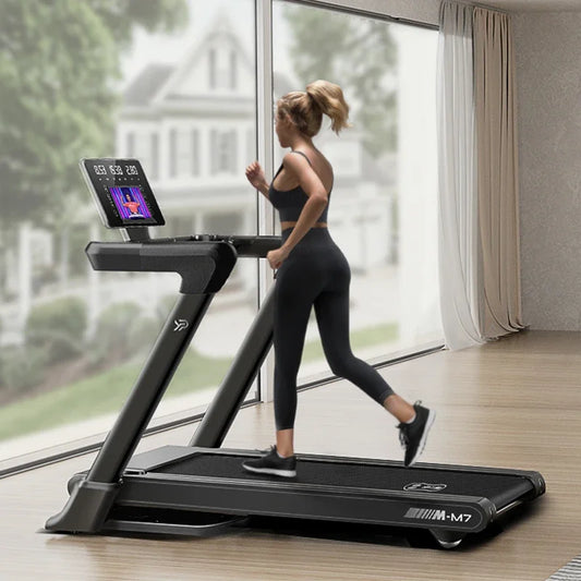 New design  brushless motor running machine motorized treadmill with Free YIFIT APP Professional Gym Treadmill M7